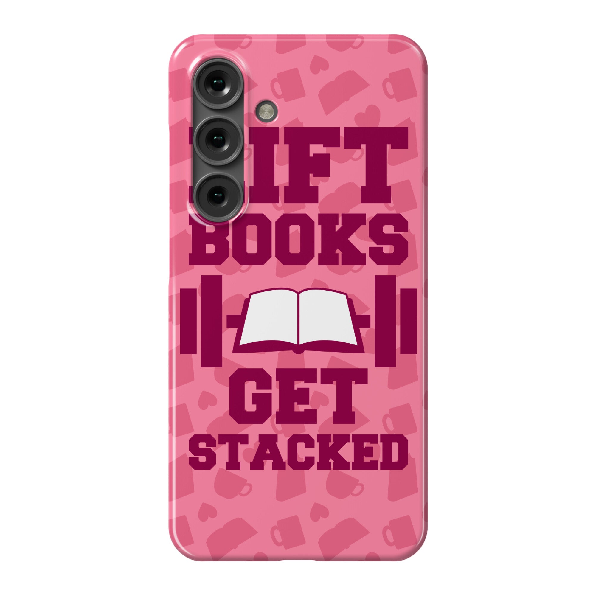 Lift Books, Get Stacked Phone Case